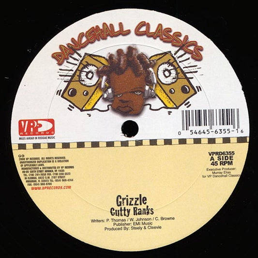 Cutty Ranks - Grizzle  /  Cocoa Tea - Sonia (12")