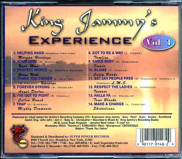 Morgan Heritage, Cutty Ranks, The Tamlins, The Mighty Diamonds, Etc. - King Jammy's Experience Volume 1 (CD)