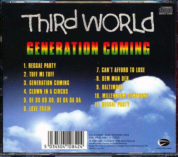 Third World - Generation Coming (CD)