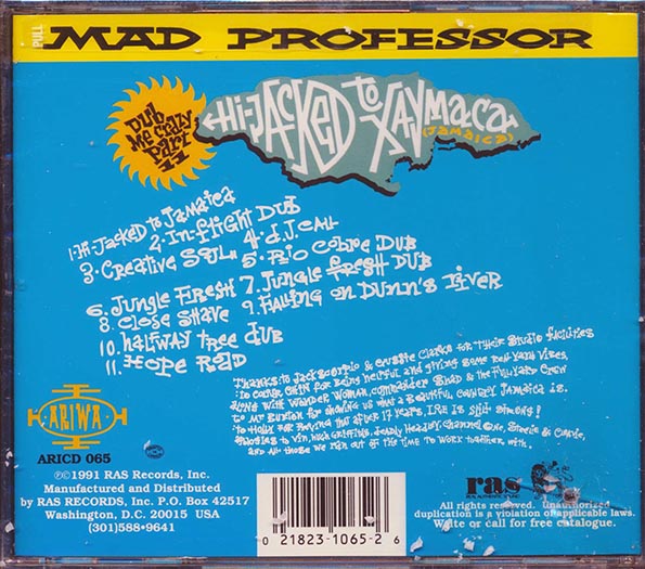 Mad Professor - Dub Me Crazy 11: Hijacked To Jamaica (CD)