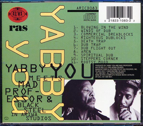 Yabby You, Mad Professor - Yabby You Meets Mad Professor & Black Steel At Ariwa Studios (CD)