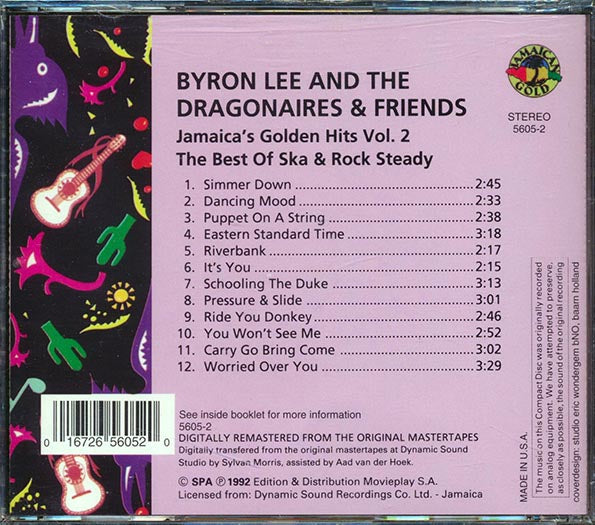 Byron Lee & The Dragonaires - Golden Hits 2: Ska & Rock Steady (CD)