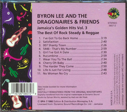 Byron Lee & The Dragonaires - Golden Hits 3: Rock Steady & Reggae (CD)