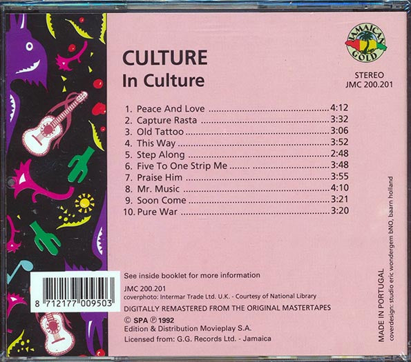 Culture - In Culture (CD)