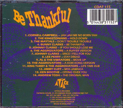 Various - Be Thankful (CD)
