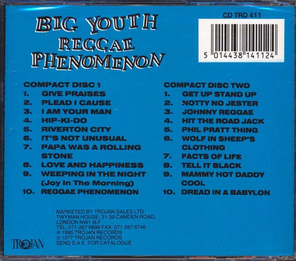 Big Youth - Reggae Phenomenon (20 tracks) (CD)
