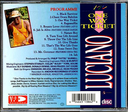Luciano - One Way Ticket (CD)