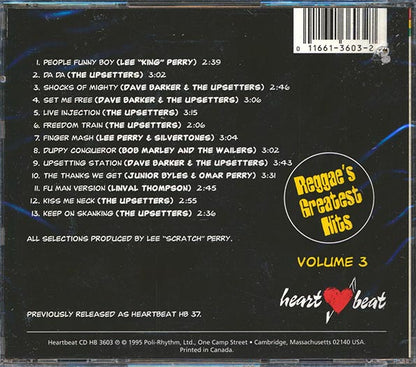 Lee Perry, Jr. Byles, Bob Marley, Etc. - Reggae's Greatest Hits 3 (CD)