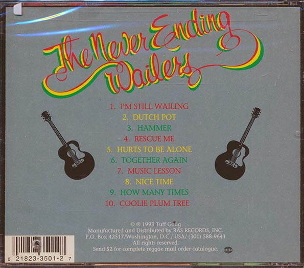 Bob Marley, Bunny Wailer, Peter Tosh, Etc. - The Never Ending Wailers (CD)