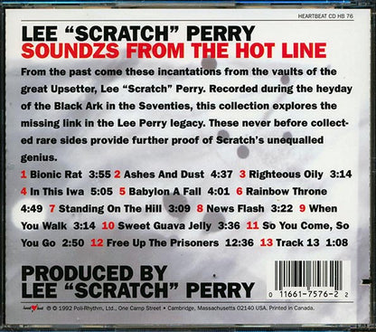 Lee Perry - Soundzs From The Hot Line (CD)