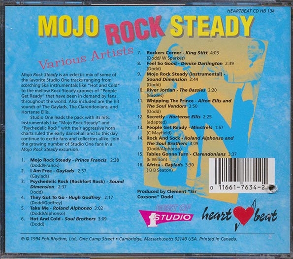 Sound Dimension, Roland Alphonso, King Stitt, Etc. - Mojo Rock Steady (CD)