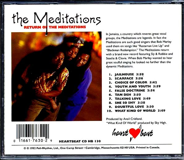 Meditations - Return Of The Meditations (CD)