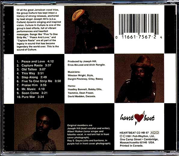 Culture - In Culture (CD)