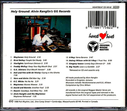 Hell & Fire, Naomi, Maytones, Etc. - Holy Ground: Alvin Ranglin's GG Records (CD)
