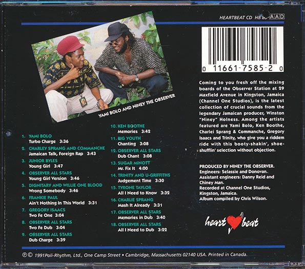 Yami Bolo, Sugar Minott, Jr. Byles, Etc. - Niney The Observer Presents The All Stars: Turbo Charge (CD)