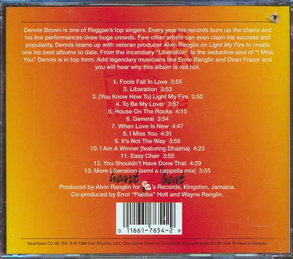 Dennis Brown - Light My Fire (CD)