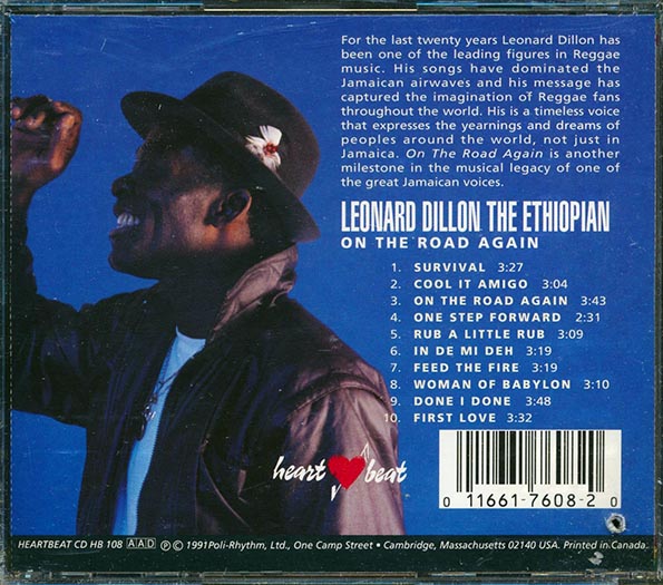 Leonard Dillon The Ethiopian - On The Road Again (CD)