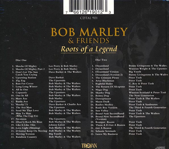 Bob Marley, Peter Tosh - Roots Of A Legend: Bob Marley & Friends (casebound set) (46 tracks) (2xCD) (CD)