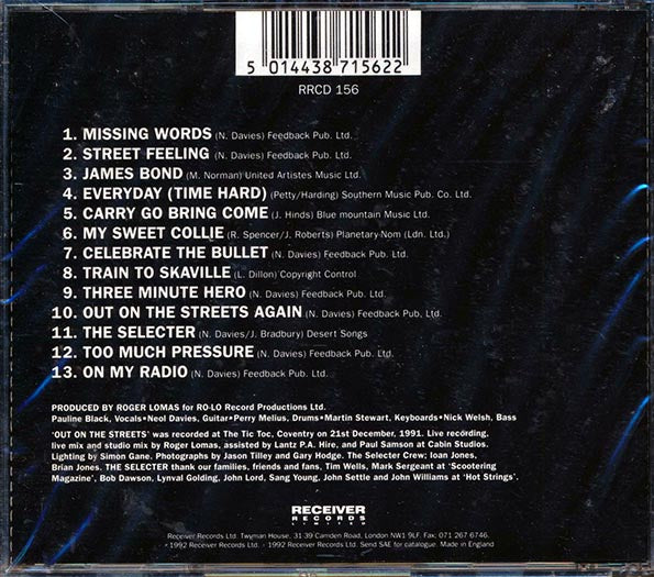 Selecter - Out On The Streets (CD)