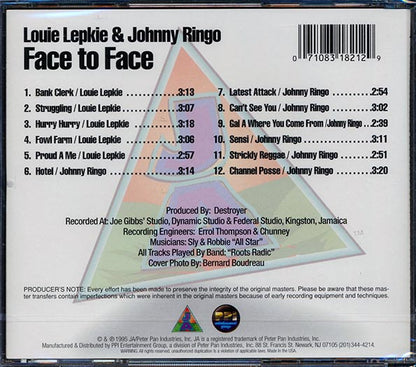 Lui Lepki, Johnny Ringo - Face To Face (CD)
