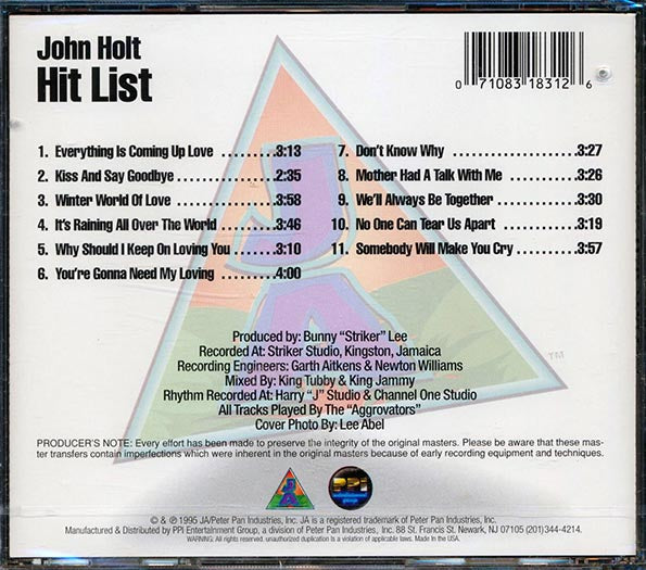 John Holt - Hit List (CD)