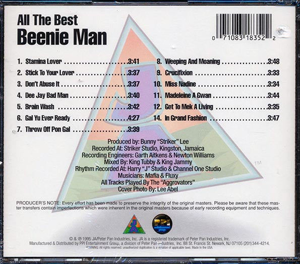 Beenie Man - All The Best (CD)