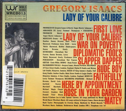 Gregory Isaacs - Lady Of Your Calibre (CD)