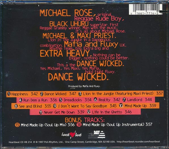 Michael Rose - Dance Wicked (CD)