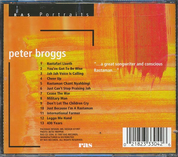 Peter Broggs - Ras Portraits (CD)