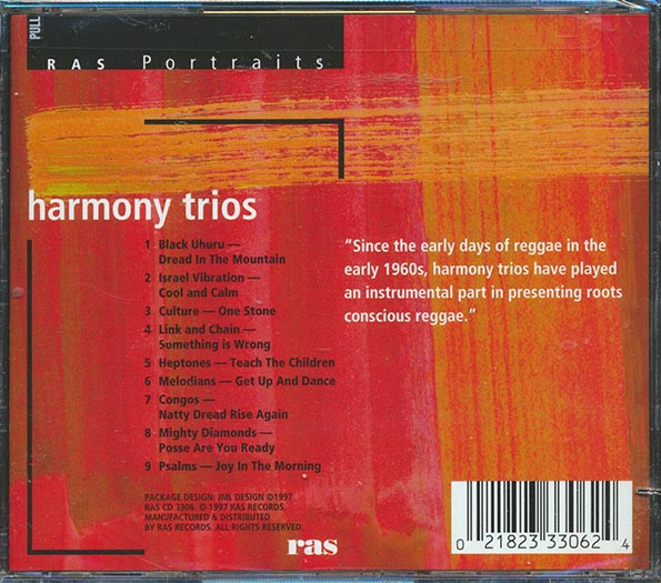 Israel Vibration, The Congos, Black Uhuru, Culture, Etc. - Ras Portraits: Harmony Trios (CD)