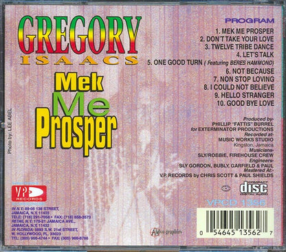 Gregory Isaacs - Mek Me Prosper (CD)