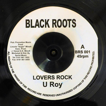 U Roy - Lovers Rock  /  Version (7")