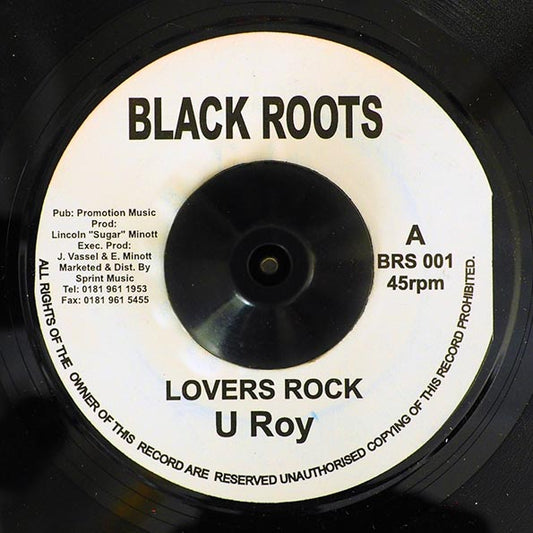 U Roy - Lovers Rock  /  Version (7")