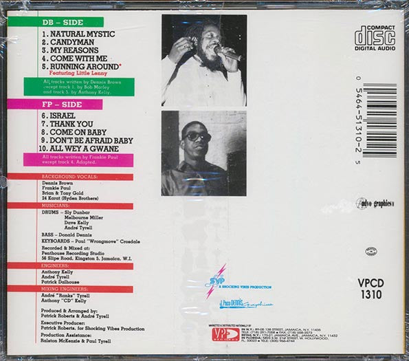 Dennis Brown, Frankie Paul - Hotter Flames (CD)