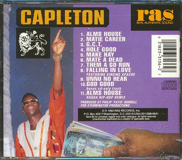 Capleton - Alms House (CD)