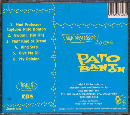 Pato Banton - Mad Professor Captures Pato Banton (CD)