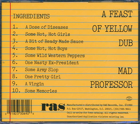 Mad Professor - A Feast Of Yellow Dub (CD)