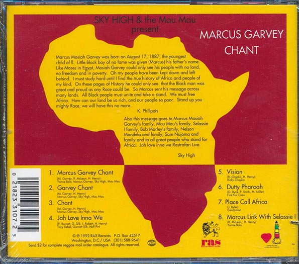 Yami Bolo, Half Pint, Garnett Silk, Sky High & The Mau Mau, Etc. - Marcus Garvey Chant (CD)