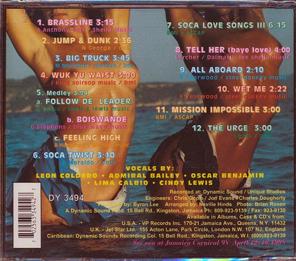 Byron Lee & The Dragonaires - Socarobics (CD)