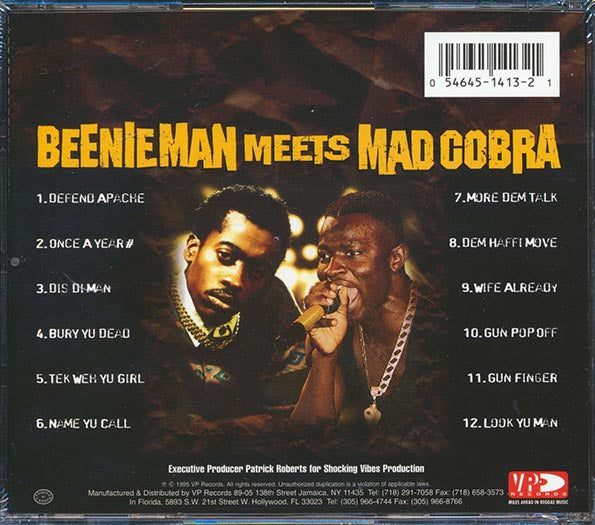 Beenie Man, Mad Cobra - Beenie Man Meets Mad Cobra (CD)