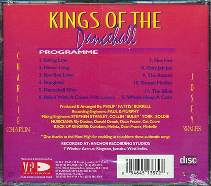 Charlie Chaplin, Josey Wales - Kings Of The Dancehall (CD)