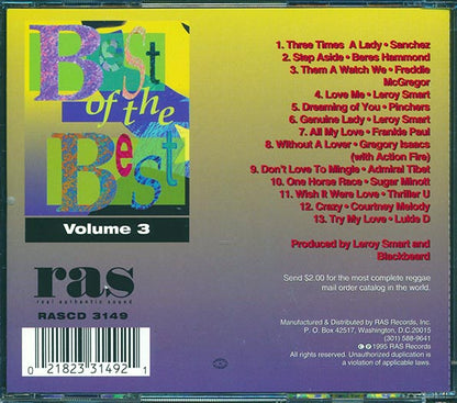 Sugar Minott, Gregory Isaacs, Freddie McGregor, Etc. - Best Of The Best Volume 3: The Singers (CD)