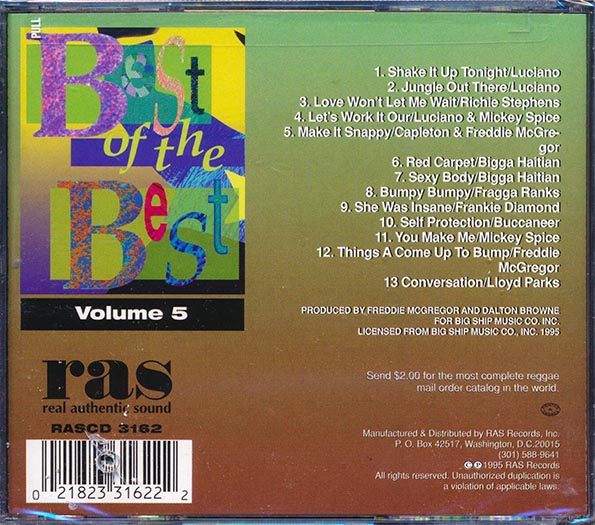 Freddie McGregor, Luciano, Richie Stephens, Etc. - Best Of The Best Volume 5: Freddie McGregor Presents Best Of Big Ship #1 (CD)