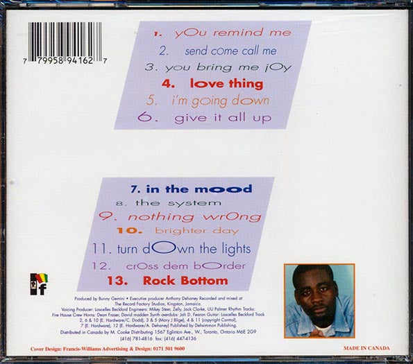 Singing Melody - Love Thing (CD)