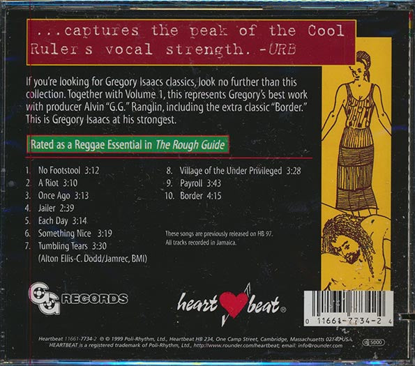 Gregory Isaacs - The Best Of Gregory Isaacs Volume 2 (CD)