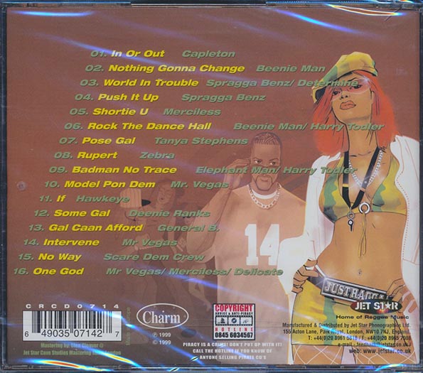 Capleton, Mr. Vegas, Beenie Man, Etc. - Just Ragga Volume 14 (CD)