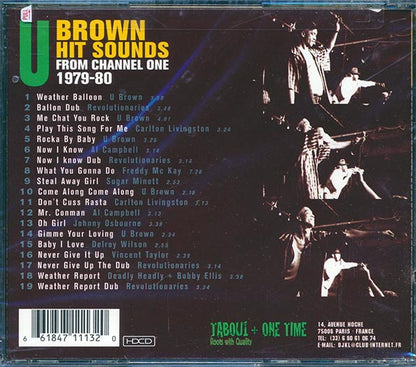 Carlton Livingston, U Brown, The Revolutionaries, Johnny Osbourne, Etc. - U Brown Hit Sounds From Channel One (CD)