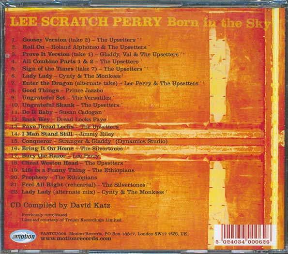 Lee Perry - Born In The Sky: Upsetter At The Controls (CD)