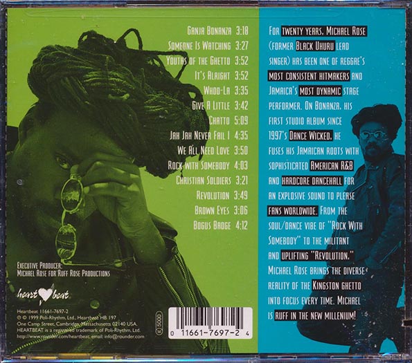 Michael Rose - Bonanza (CD)