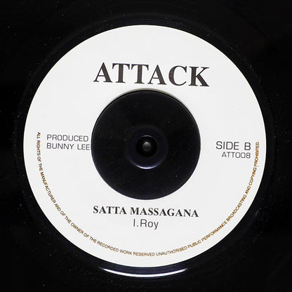 Ken Boothe - Satta Massagana  /  I Roy - Satta (rhythm: "Satta Massagana") (7")